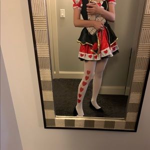 Halloween Costume Size M the queen of hearts